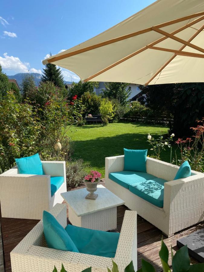 Charmantes Garten-Apartment: Erholung Im Chiemgau Unterwössen Kültér fotó